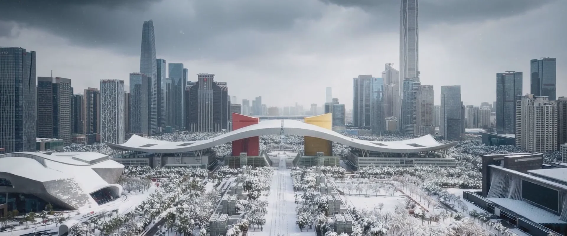 雪地城市